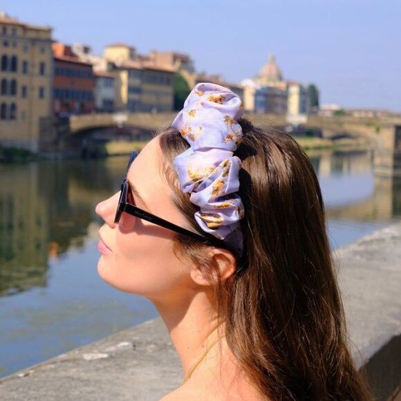 Common Era Botticelli's Daydream Ruched Headband - Picture 9 of 9